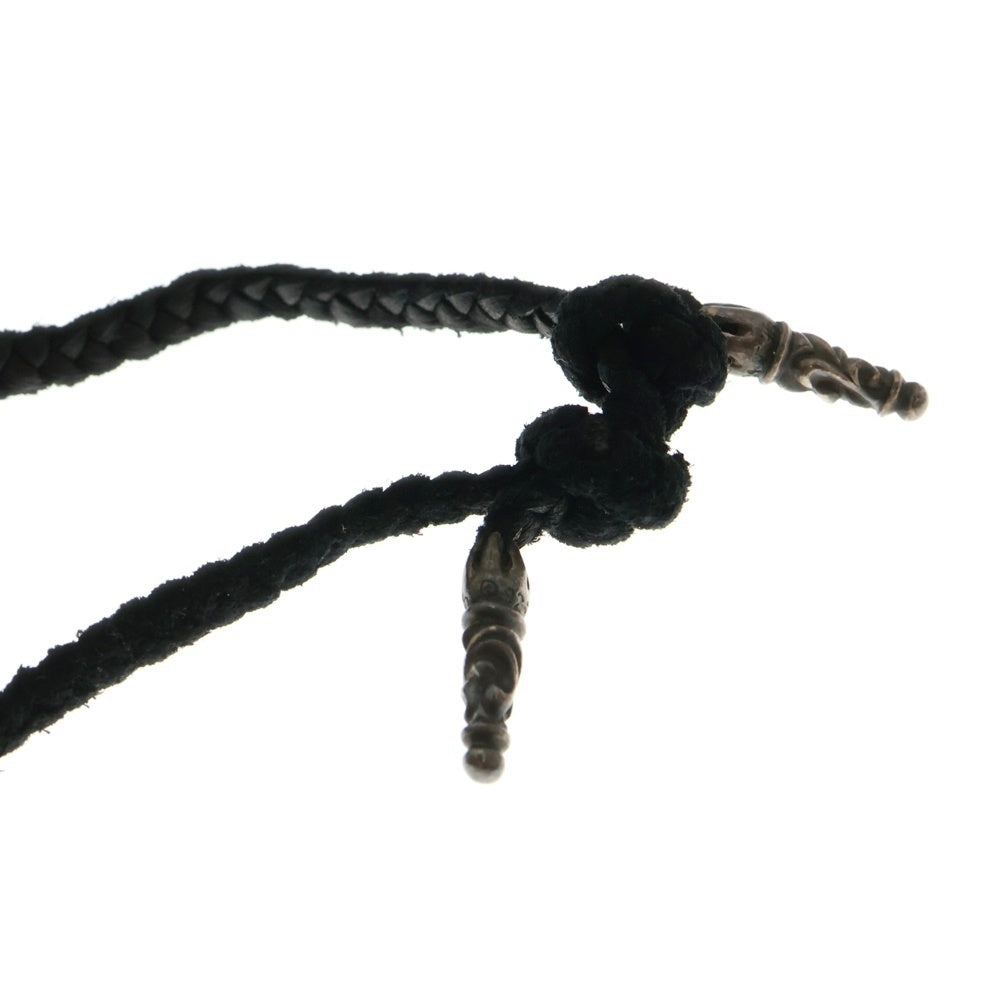 CHROME HEARTS(クロムハーツ) BS FLUER BSフレアペンダント シルバー ネックレストップ レザーブレイド シルバー