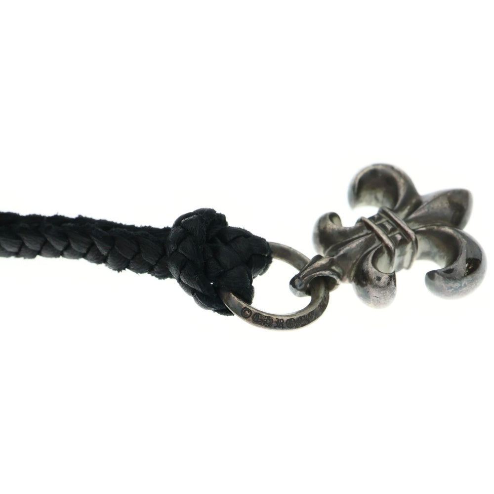 CHROME HEARTS(クロムハーツ) BS FLUER BSフレアペンダント シルバー ネックレストップ レザーブレイド シルバー