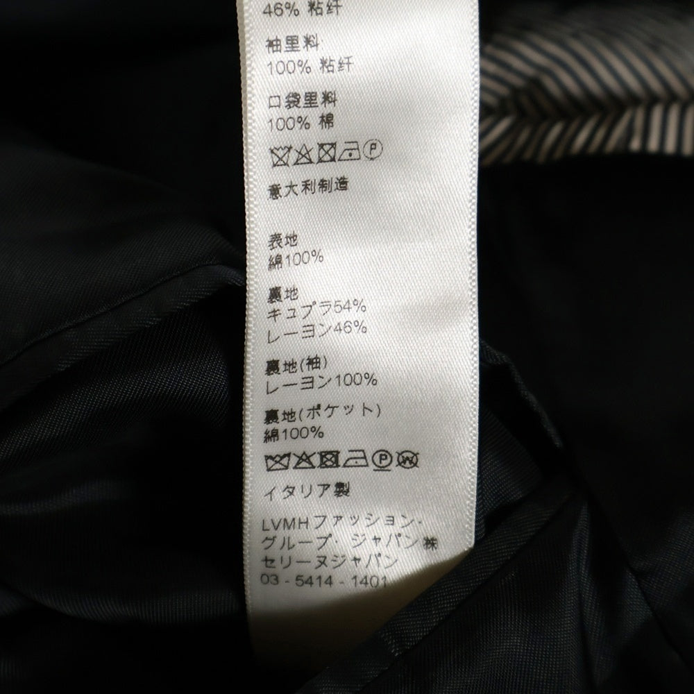 CELINE(セリーヌ) 20AW コーデュロイ 2B シングル テーラードジャケット ブラック 2V046032D