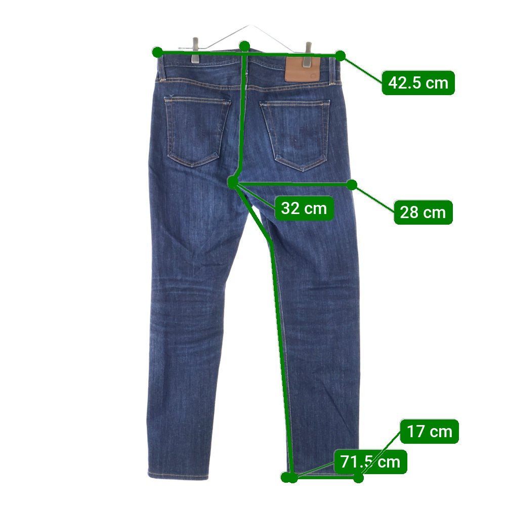 ADRIANO GOLDSCHMIED(アドリアーノゴールドシュミット) ジップフライ ストレート デニム パンツ インディゴ AG-48047