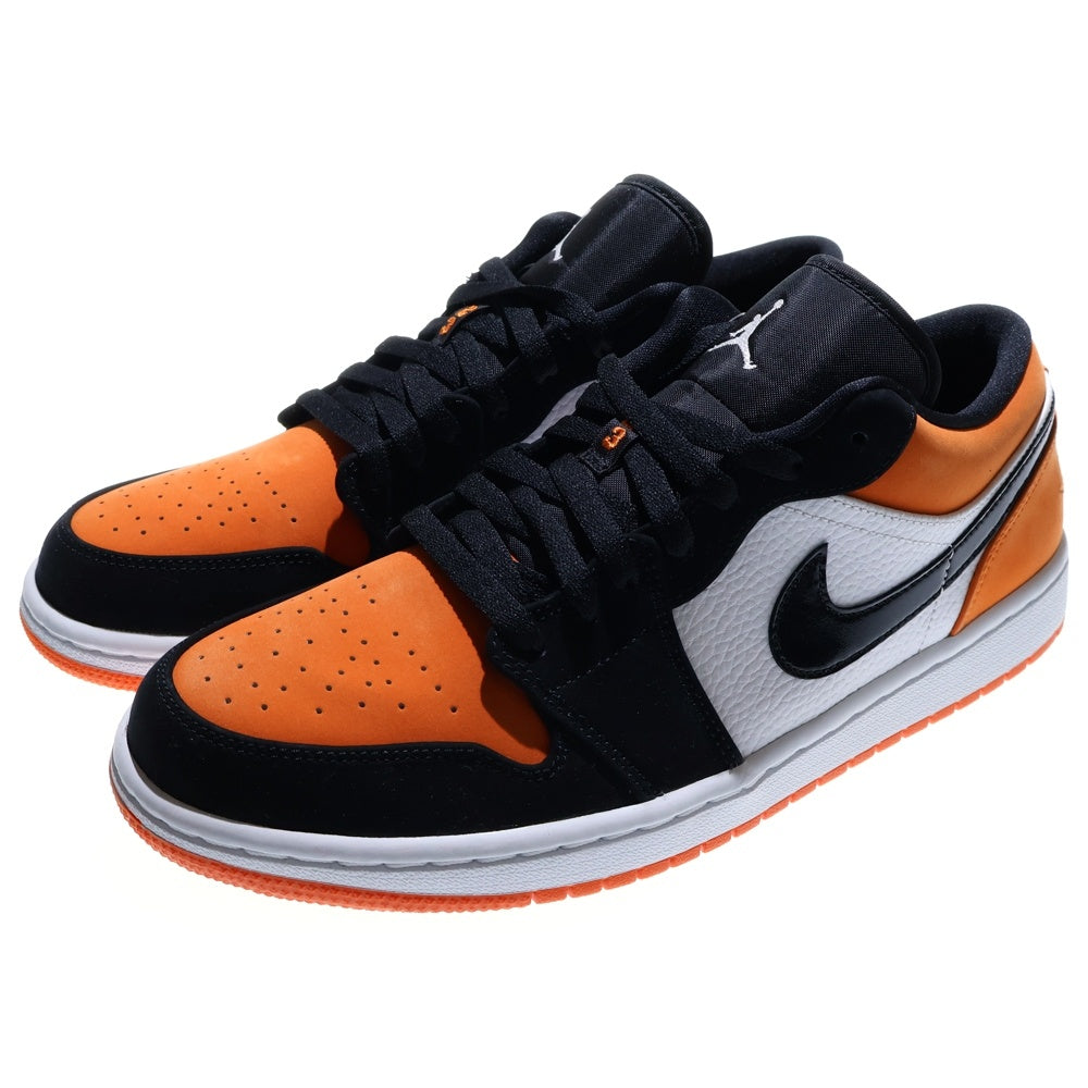 NIKE(ナイキ) AIR JORDAN 1 LOW SHATTERED BACKBOARD エアジョーダン1 シャッタード バックボード ローカットスニーカー ブラック/オレンジ US10.5/28.5cm 553558-128