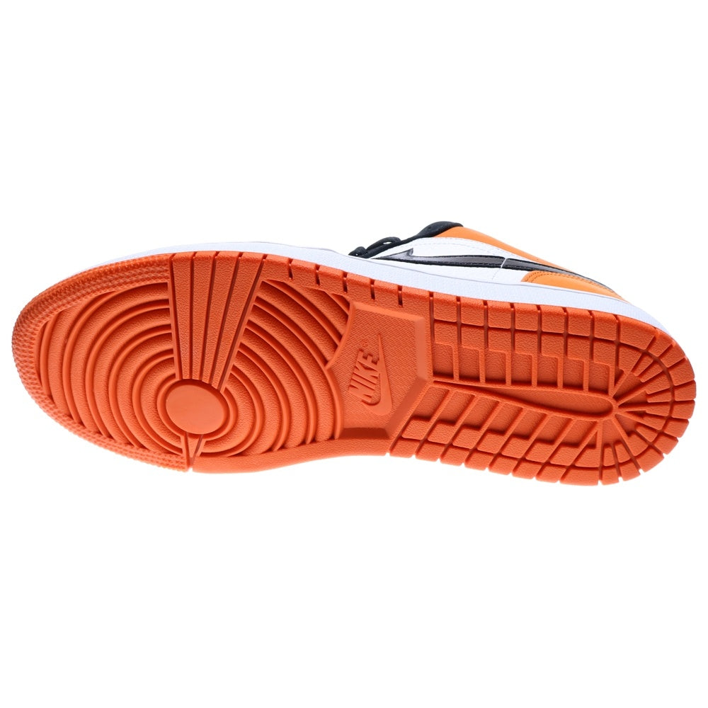 NIKE(ナイキ) AIR JORDAN 1 LOW SHATTERED BACKBOARD エアジョーダン1 シャッタード バックボード ローカットスニーカー ブラック/オレンジ US10.5/28.5cm 553558-128