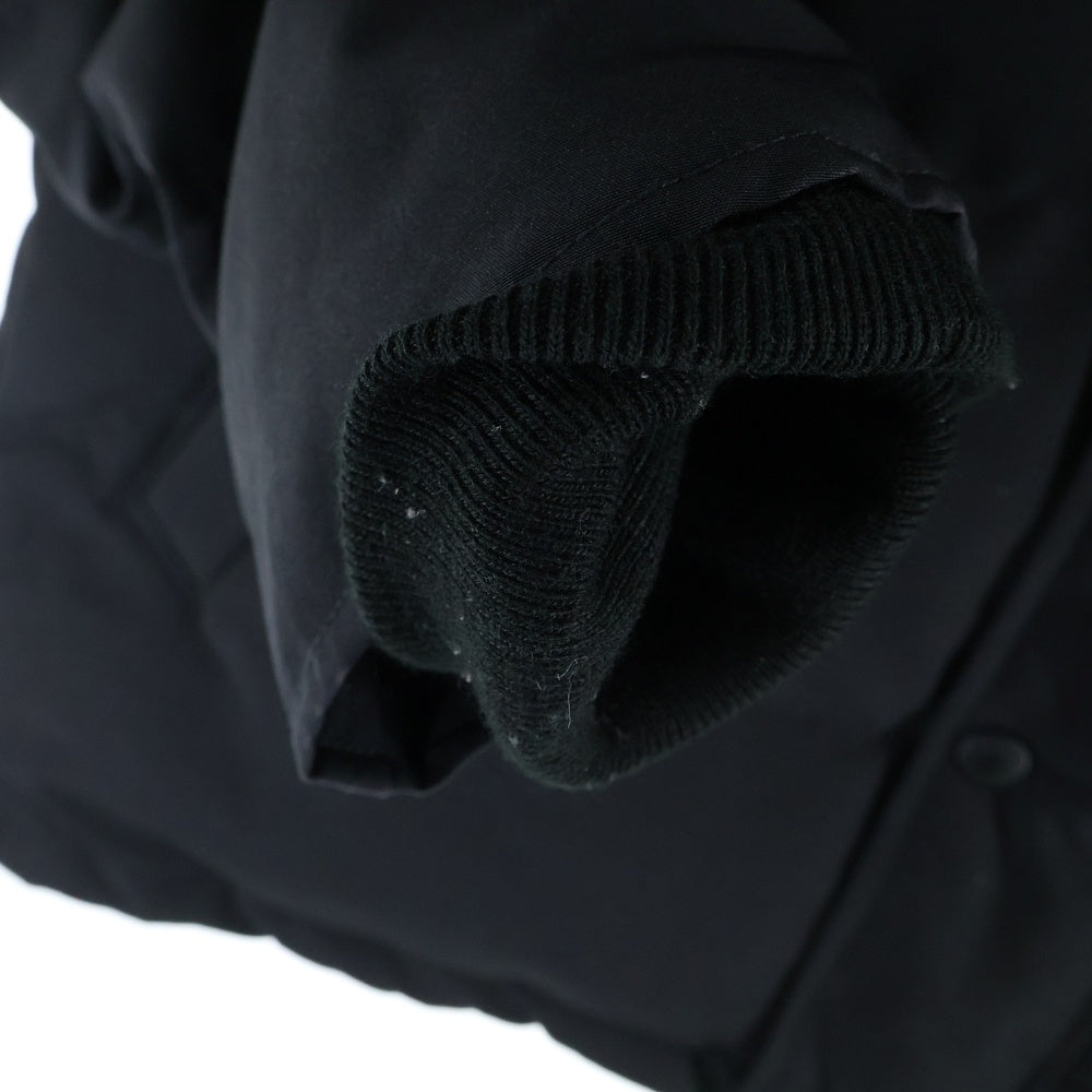 DANTON(ダントン) SHORT DOWN JACKET ロゴパッチ フーデットショートダウンジャケット ブラック 19A-FA-002