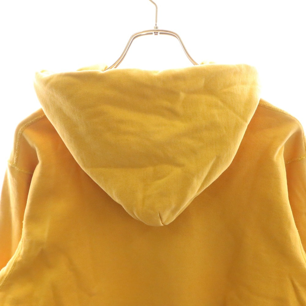 HYSTERIC GLAMOUR(ヒステリックグラマー) ガールロゴプリント スウェット プルオーバーパーカー イエロー 2CF-4515