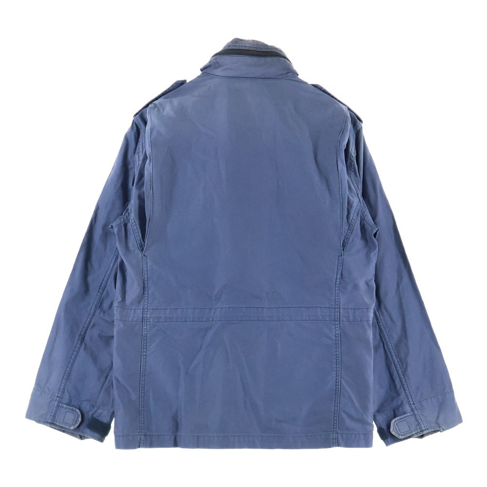 HYSTERIC GLAMOUR(ヒステリックグラマー) ロゴワッペン ミリタリー M-65 フィールドジャケット ネイビー 2AB-4380
