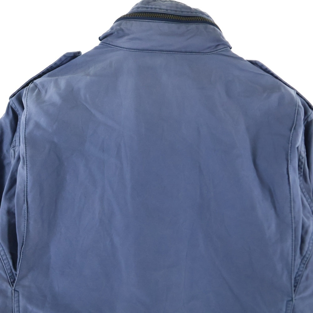 HYSTERIC GLAMOUR(ヒステリックグラマー) ロゴワッペン ミリタリー M-65 フィールドジャケット ネイビー 2AB-4380