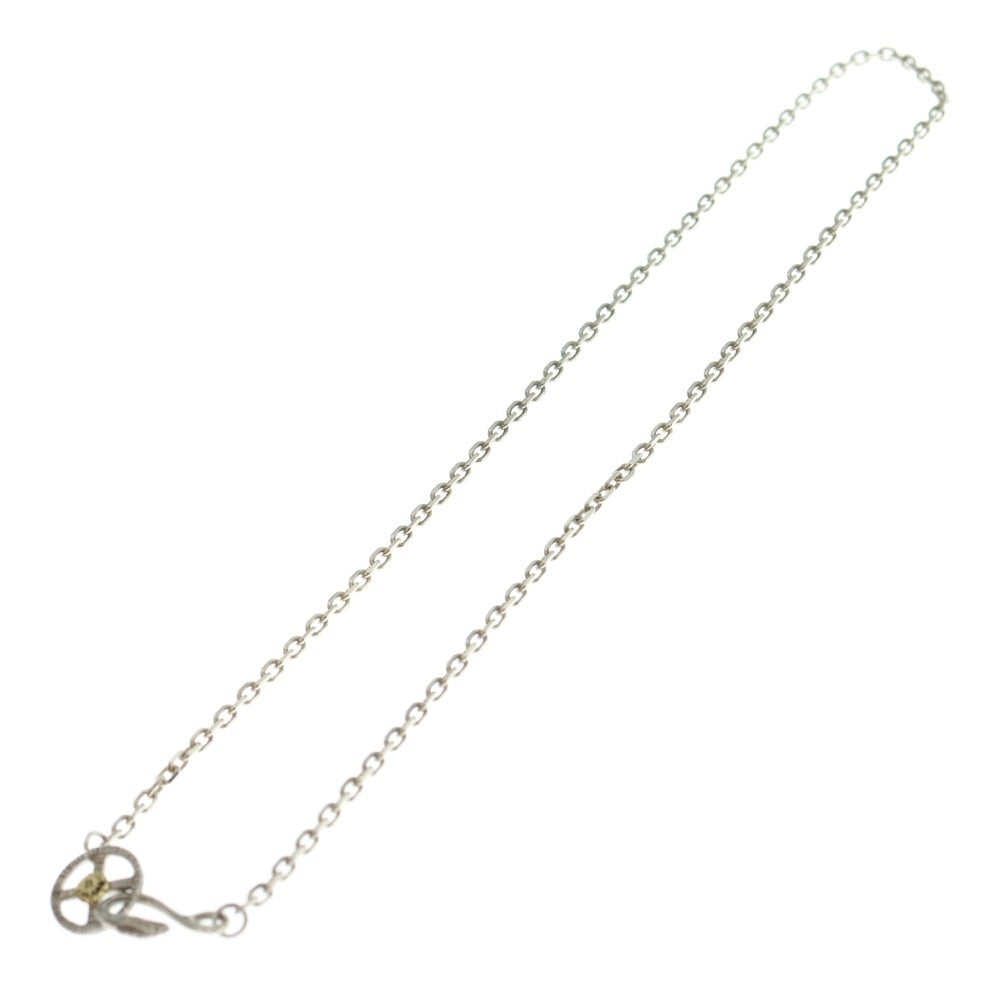 REDMAN(レッドマン) イーグルフック ホイールチェーンネックレス シルバー/ゴールド