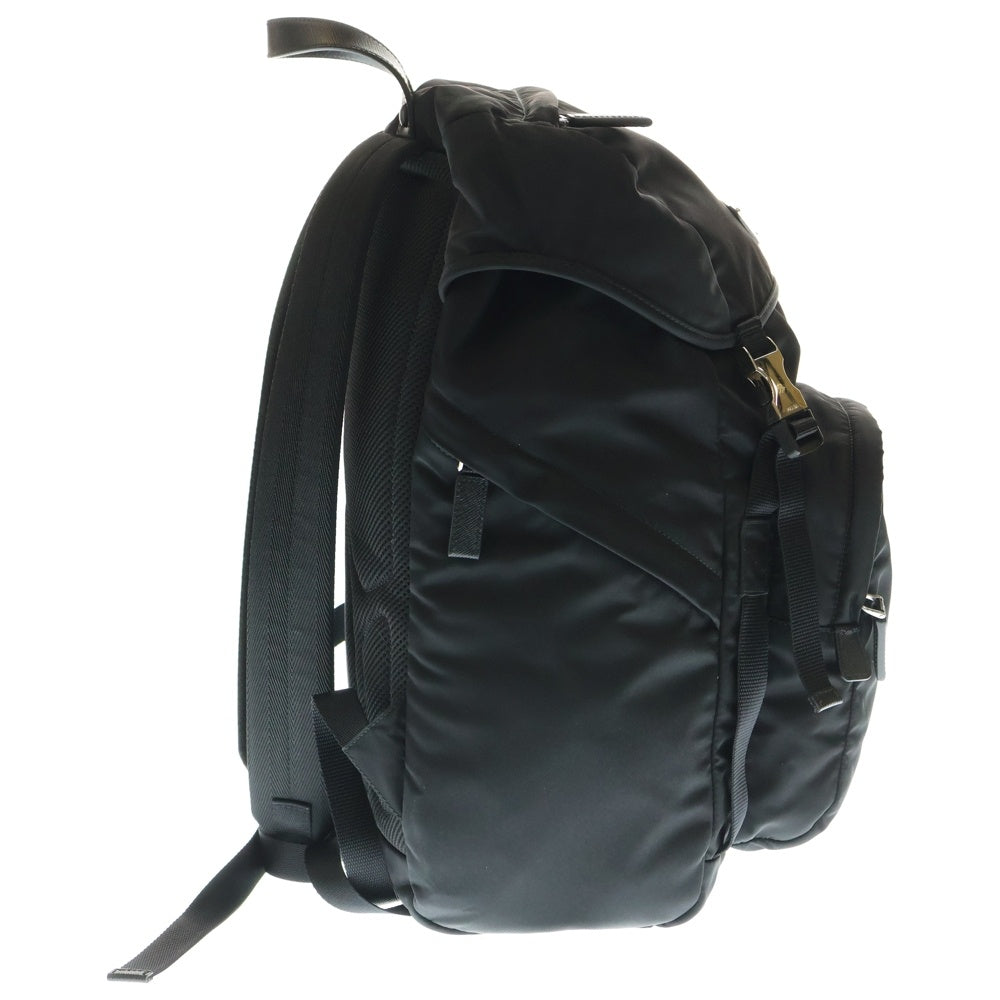 PRADA(プラダ) RE-NYLON リナイロン サフィアーノレザー バックパック リュックサック ブラック 2VZ135