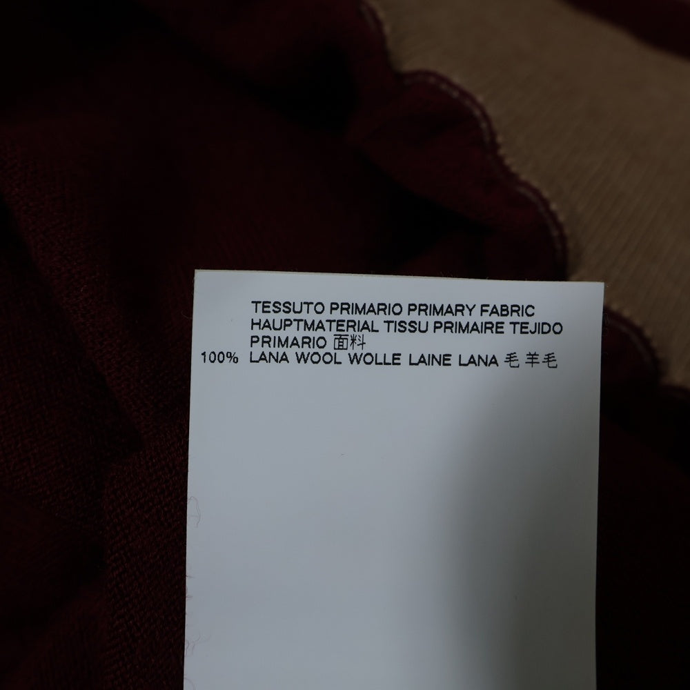 DSQUARED2(ディースクエアード) レイヤード リブ ロングスリーブ 長袖Tシャツ カットソー レディース バーガンディー S75HA0780 S14586