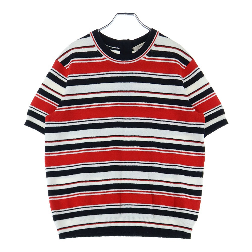 MARC JACOBS(マークジェイコブス) バックジップ パイル 半袖Tシャツ カットソー マルチカラー レディース