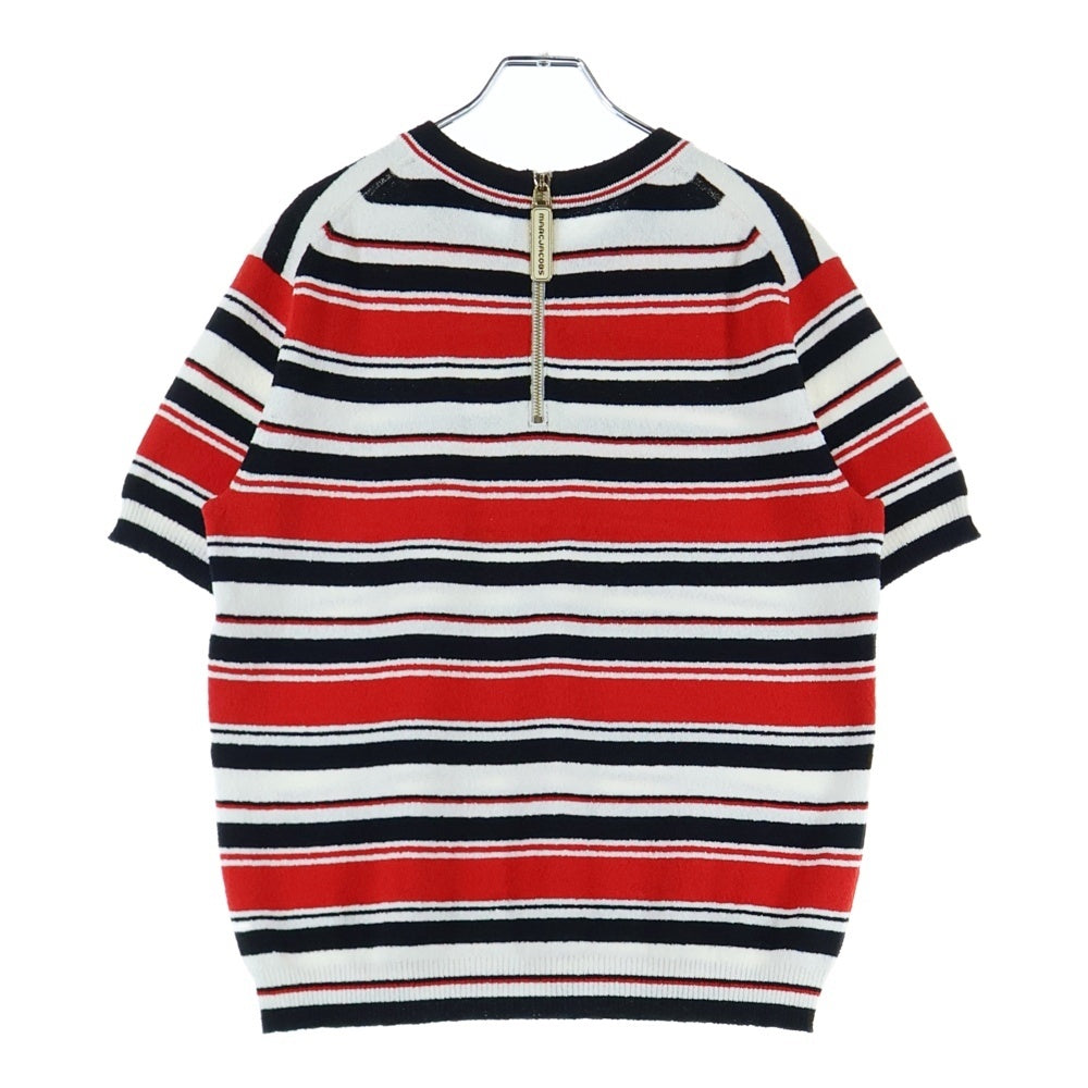 MARC JACOBS(マークジェイコブス) バックジップ パイル 半袖Tシャツ カットソー マルチカラー レディース