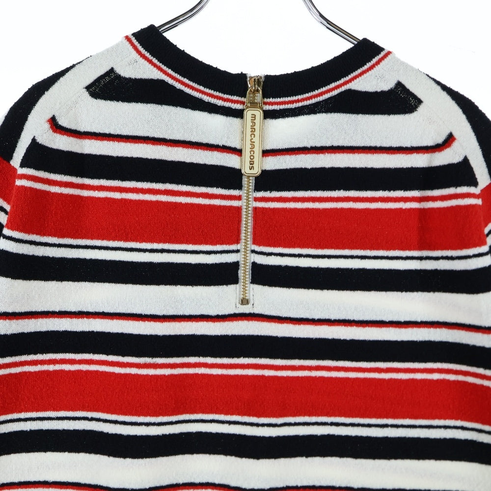 MARC JACOBS(マークジェイコブス) バックジップ パイル 半袖Tシャツ カットソー マルチカラー レディース
