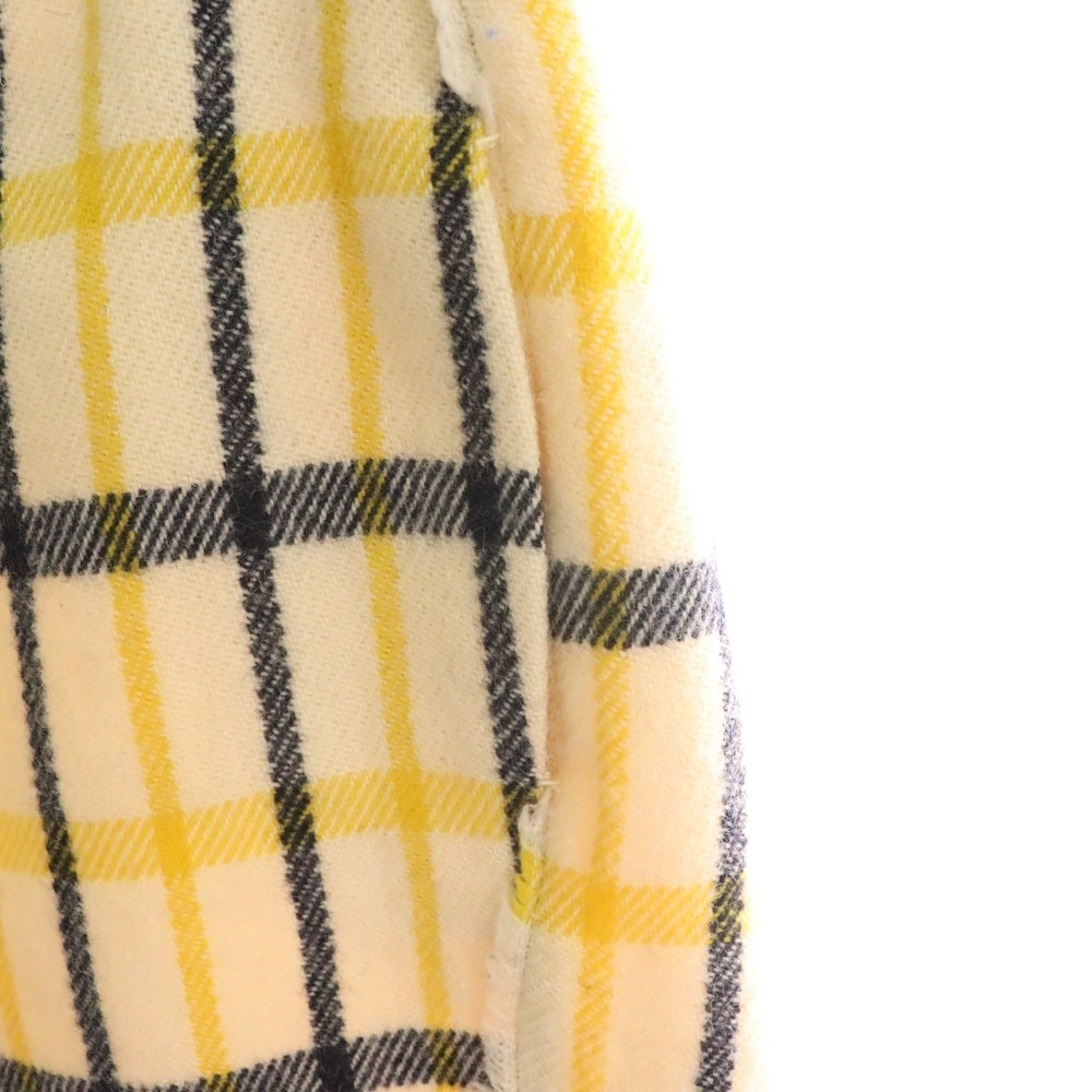 DRAWER(ドゥロワー) ウール チェックスカート ベージュ/イエロー レディース 6524-299-0788