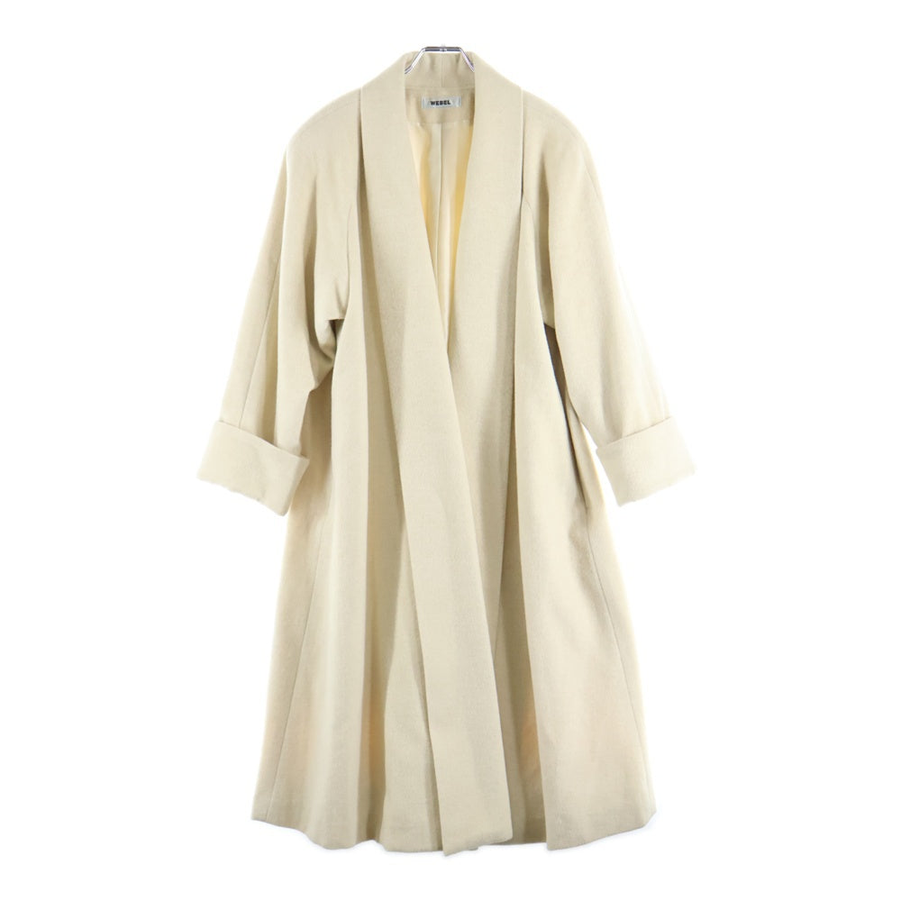 NO BRAND(ノーブランド) WEBEL(ウェーベル) ロングコート ホワイト レディース 4504000