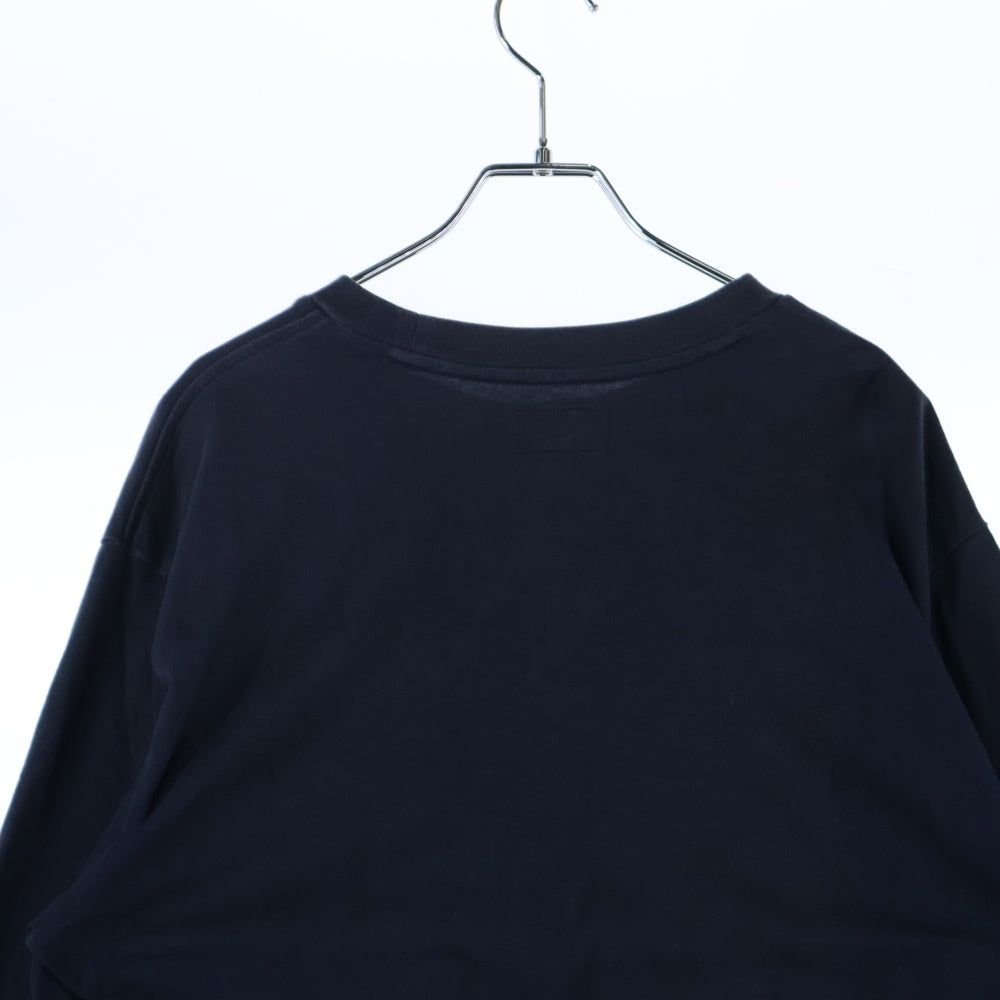 SUPREME(シュプリーム) Small Box Logo Tee スモール ボックス ロゴ クルーネック コットン 長袖Tシャツ カットソー ネイビー