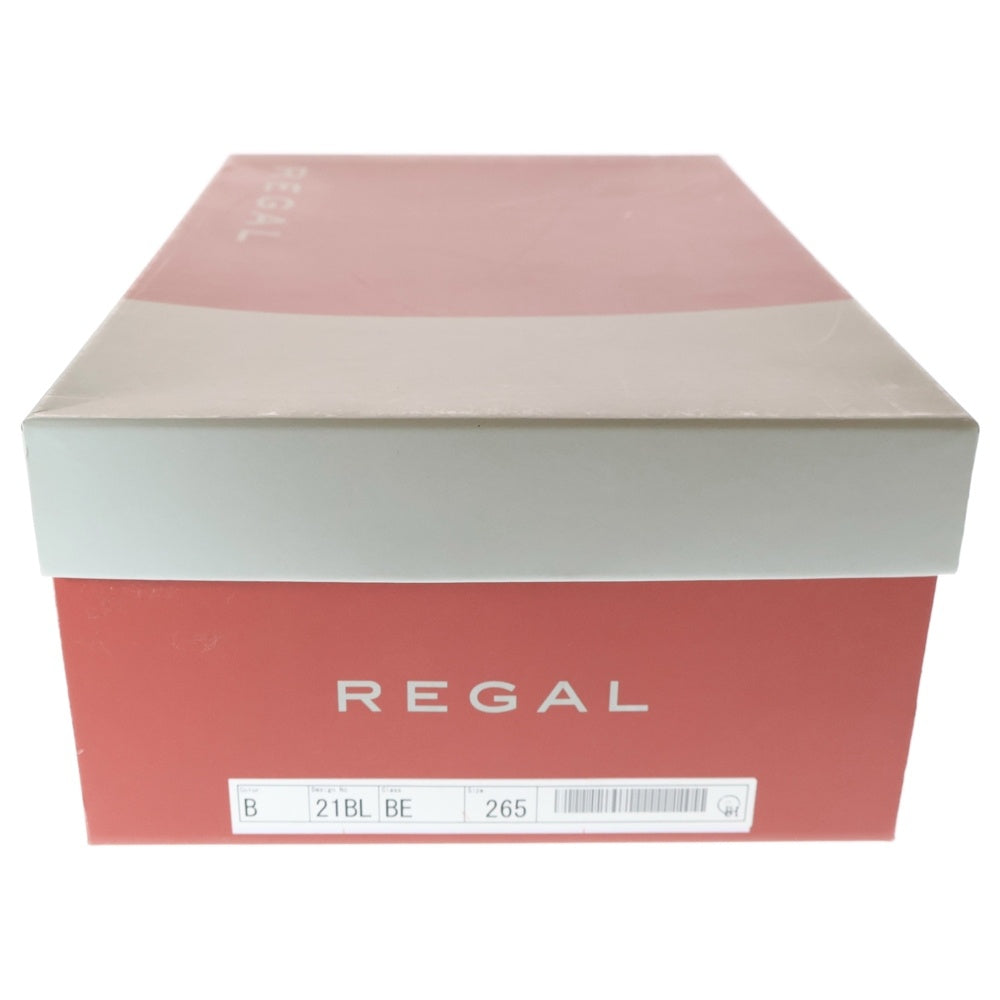 REGAL(リーガル) PLAIN TOE BUSINESS SHOES プレーン テゥー 外羽根 ビジネスシューズ ブラック 2504NA