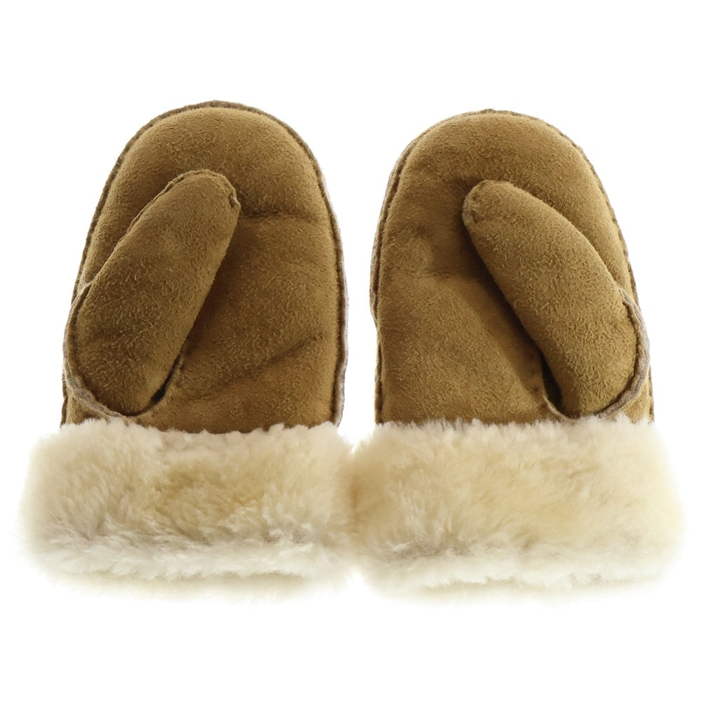 UGG(アグ) ムートン グローブ ミトン 手袋 ブラウン キッズ K11103