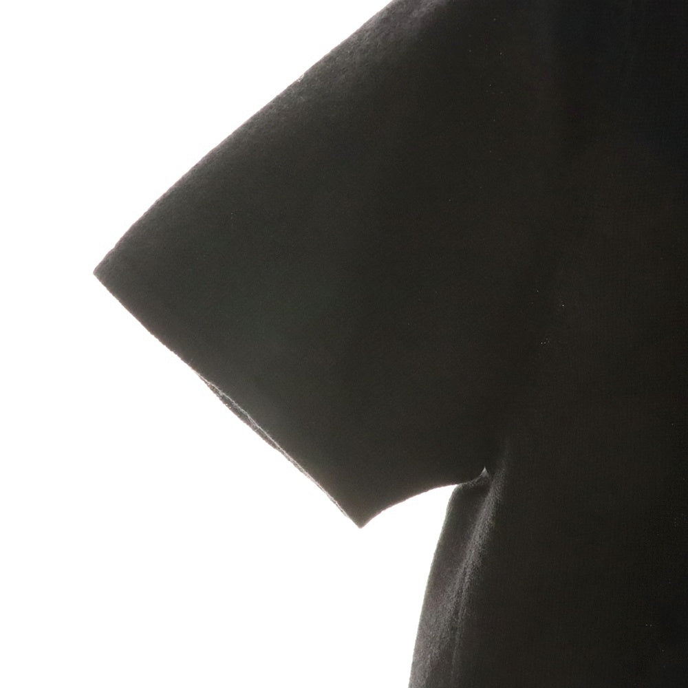 ARMANI COLLEZIONI(アルマーニ コレツィオーニ) 切替 半袖ニット セーター ブラック レディース 6XMM44 MM12Z