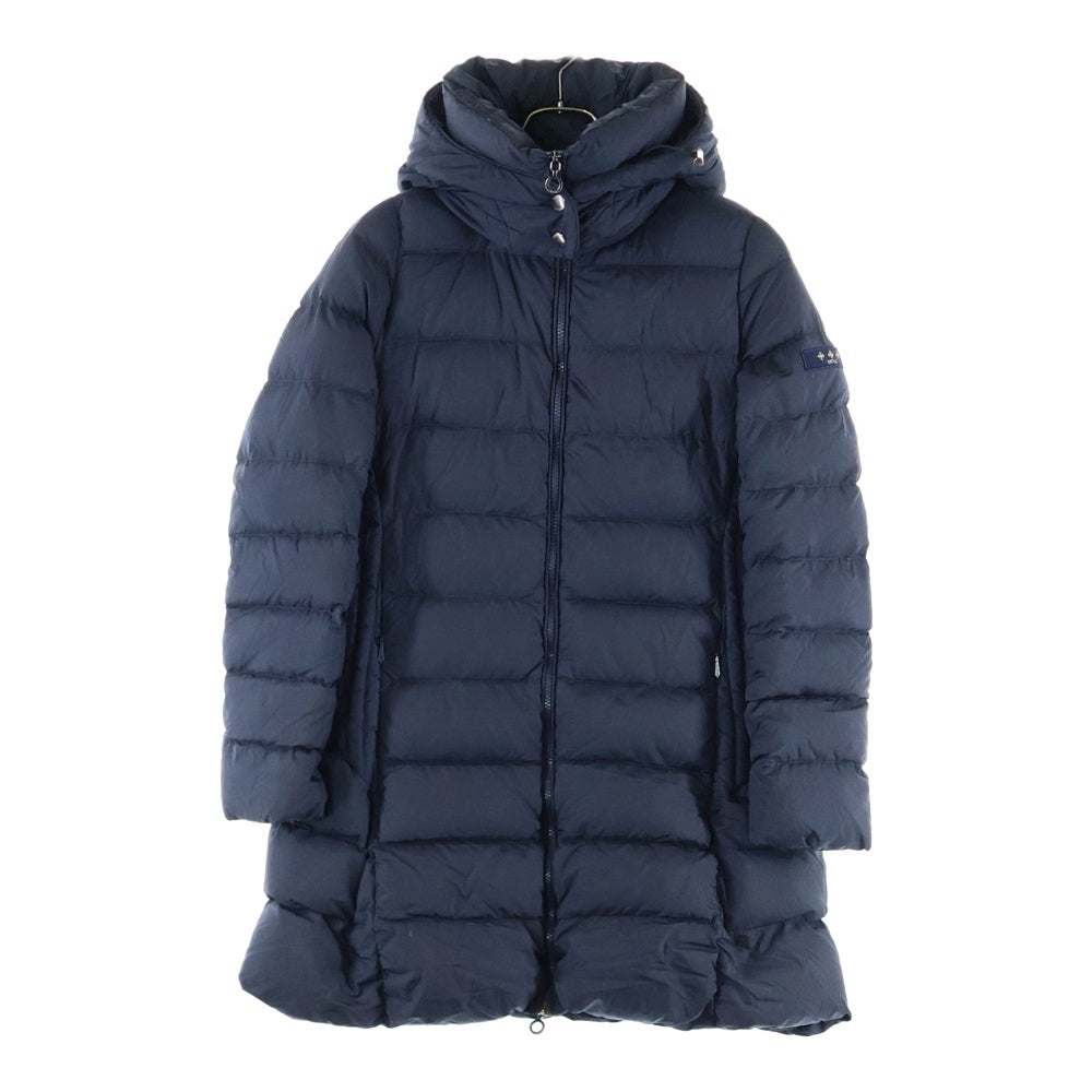 TATRAS(タトラス) 17AW POLITEAMA DOWN JACKET ポリテアマ フーデットジップアップダウンジャケット ネイビー レディース LTA17A4496