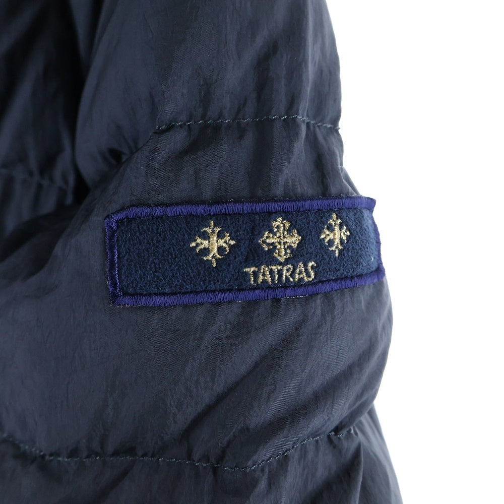 TATRAS(タトラス) 17AW POLITEAMA DOWN JACKET ポリテアマ フーデットジップアップダウンジャケット ネイビー レディース LTA17A4496