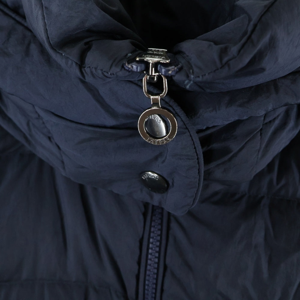 TATRAS(タトラス) 17AW POLITEAMA DOWN JACKET ポリテアマ フーデットジップアップダウンジャケット ネイビー レディース LTA17A4496