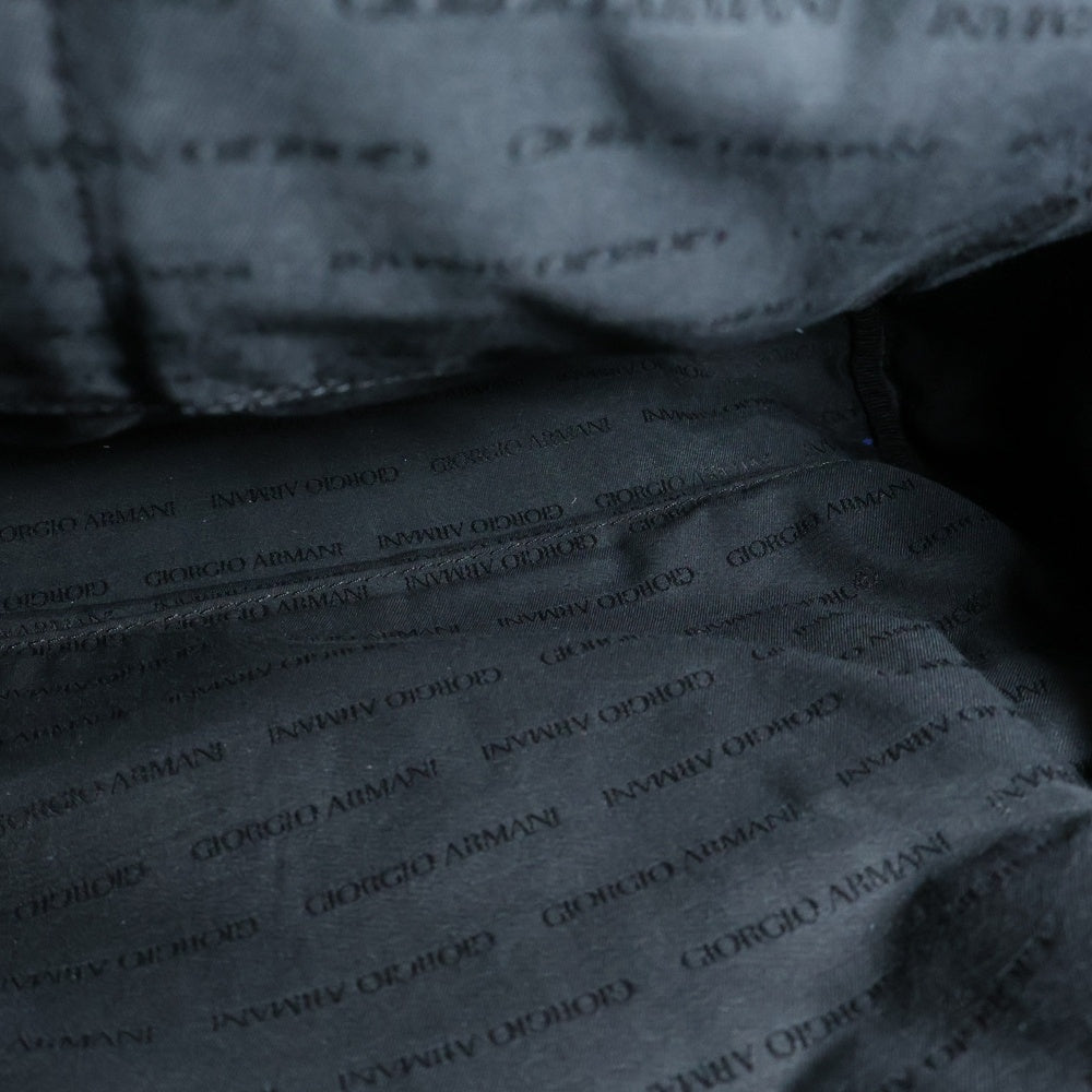 GIORGIO ARMANI(ジョルジオアルマーニ) N892 レザーバックパック ブラック YB42J Y2O074