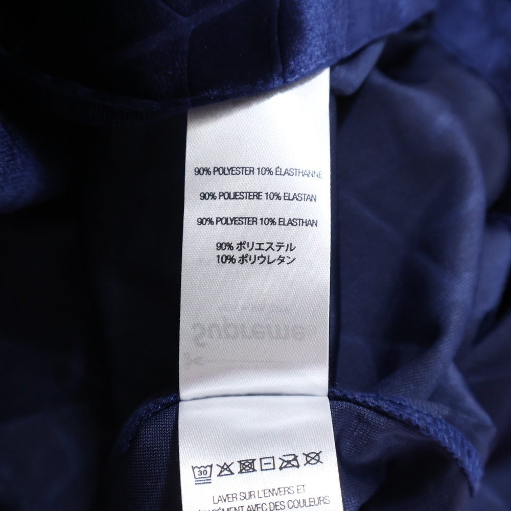 SUPREME(シュプリーム) 21AW Spider Web Velvet S/S Shirt 蜘蛛の巣総柄 ベルベット 半袖シャツ ブルー