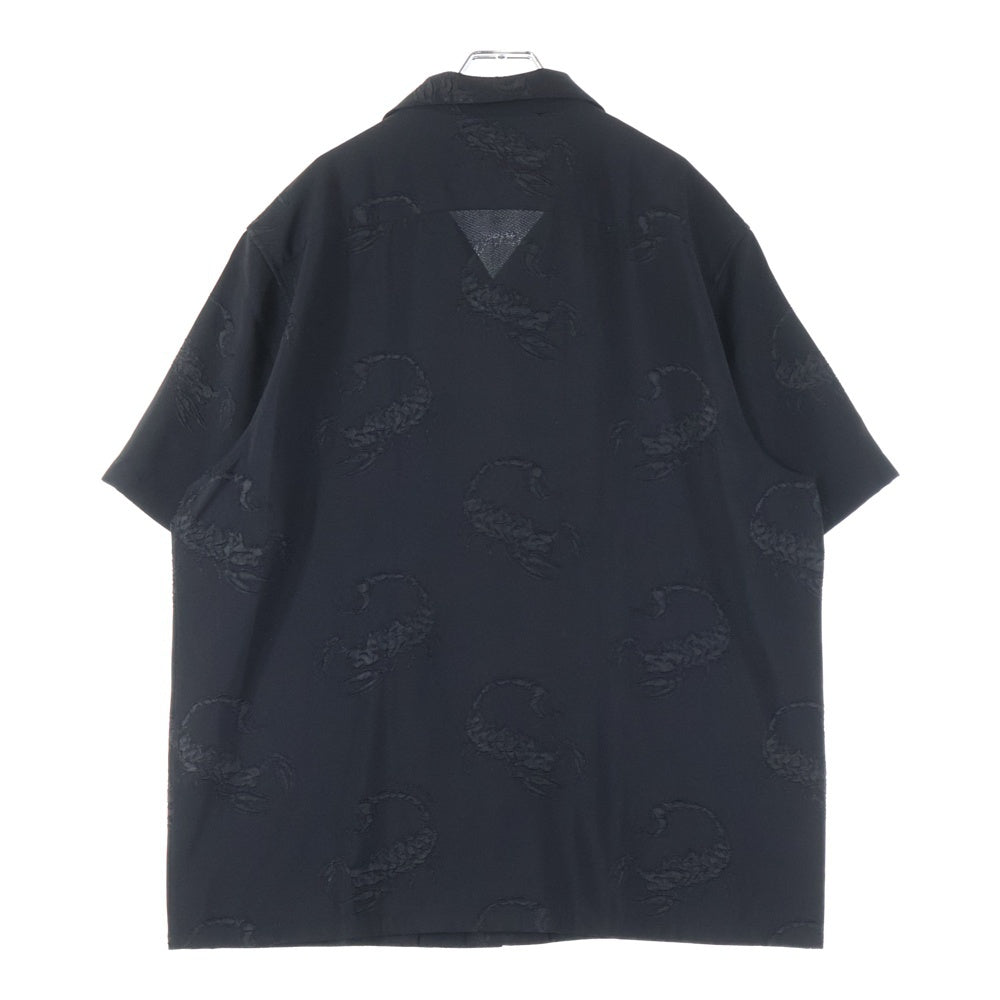 SUPREME(シュプリーム) 21SS Scorpion Jacquard S/S Shirt スコーピオン総柄 ジャカード 半袖シャツ ブラック