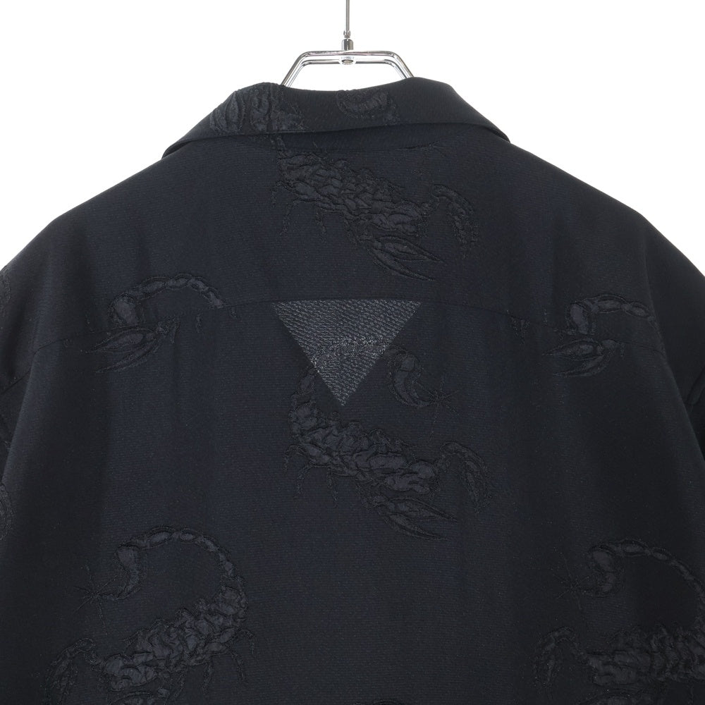 SUPREME(シュプリーム) 21SS Scorpion Jacquard S/S Shirt スコーピオン総柄 ジャカード 半袖シャツ ブラック