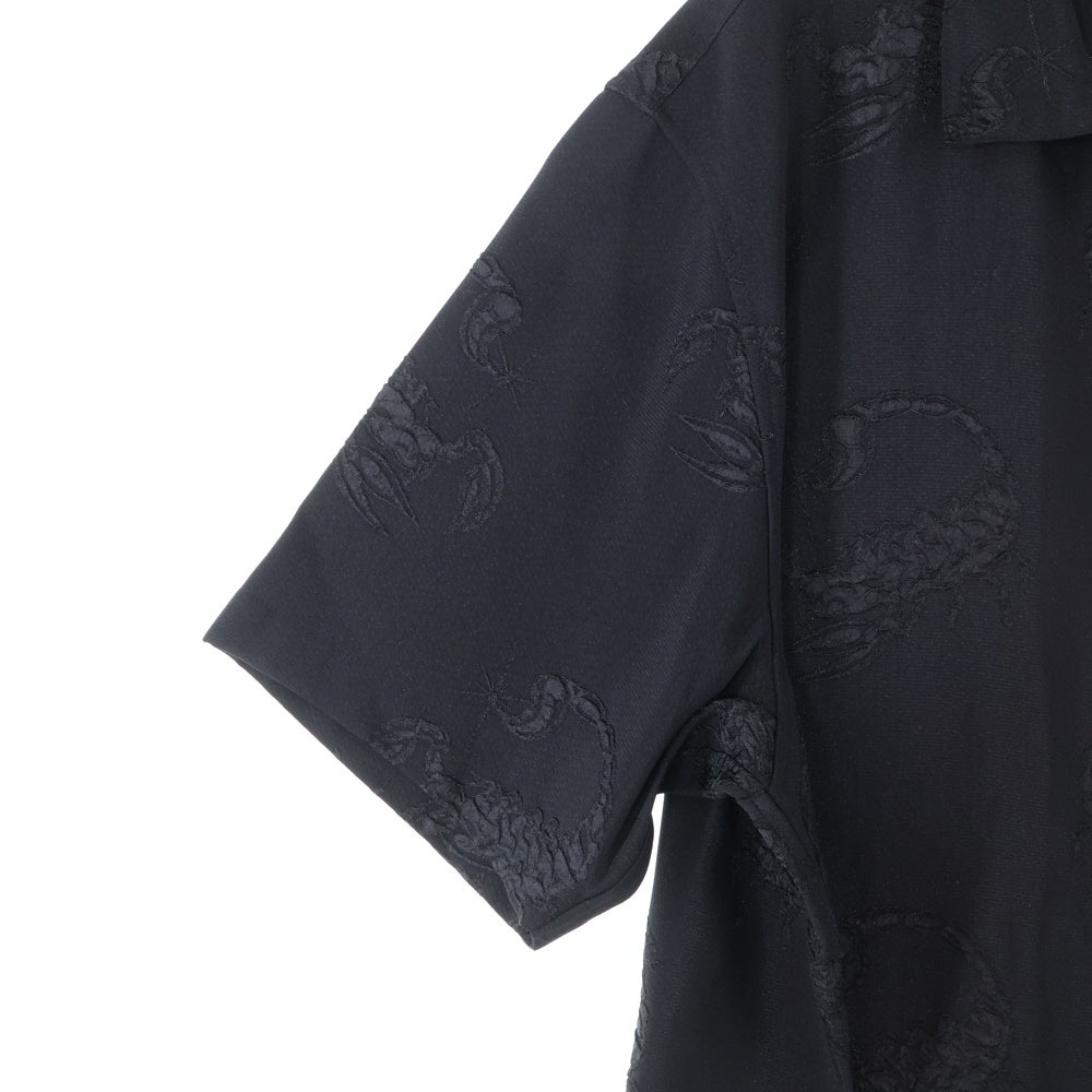 SUPREME(シュプリーム) 21SS Scorpion Jacquard S/S Shirt スコーピオン総柄 ジャカード 半袖シャツ ブラック