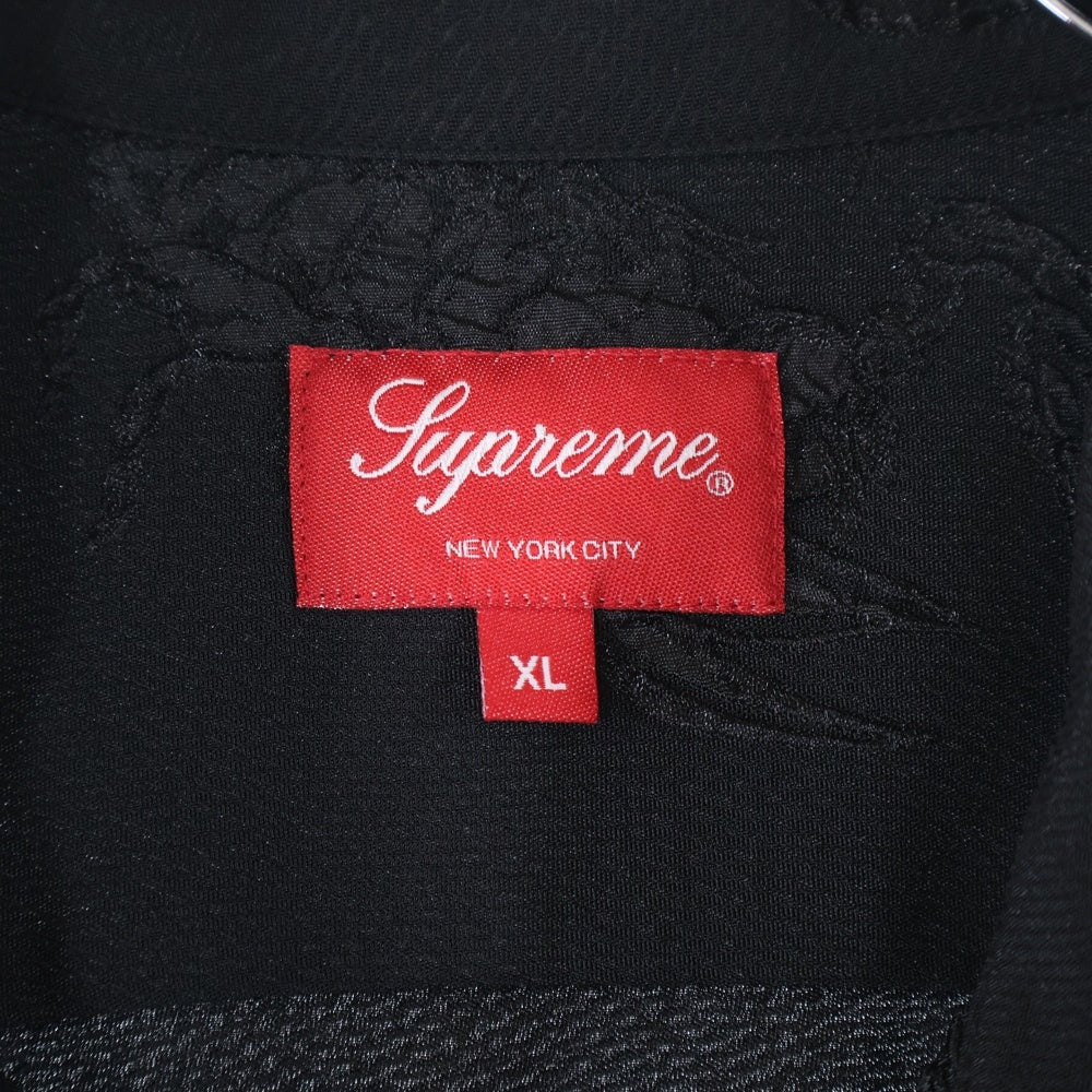 SUPREME(シュプリーム) 21SS Scorpion Jacquard S/S Shirt スコーピオン総柄 ジャカード 半袖シャツ ブラック