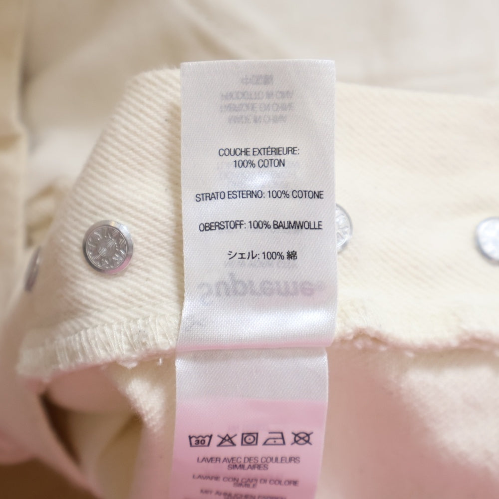 SUPREME(シュプリーム) 22AW Regular Jean バックポケットスターロゴ レギュラージーン ボタンフライデニムパンツ アイボリー