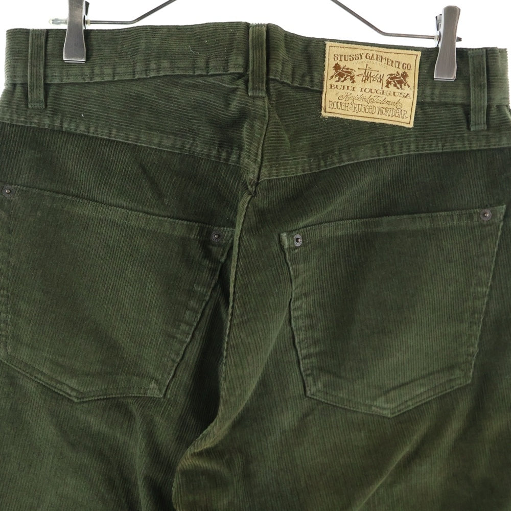 STUSSY(ステューシー) 90S VINTAGE BIG OL' JEAN ヴィンテージ ボタンフライ テーパード コーデュロイパンツ オリーブ