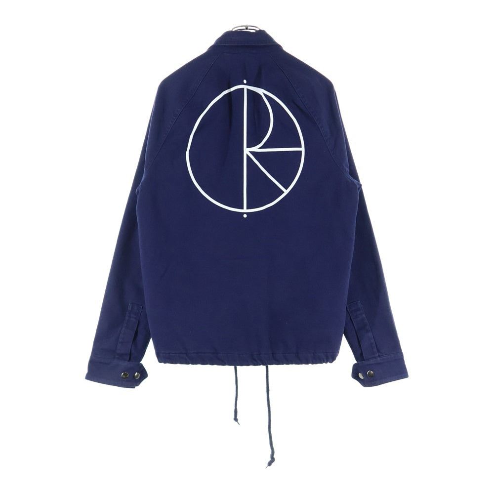 POLAR SKATE CO(ポーラー) バックロゴ 裏地キルティング コーチジャケット ネイビー