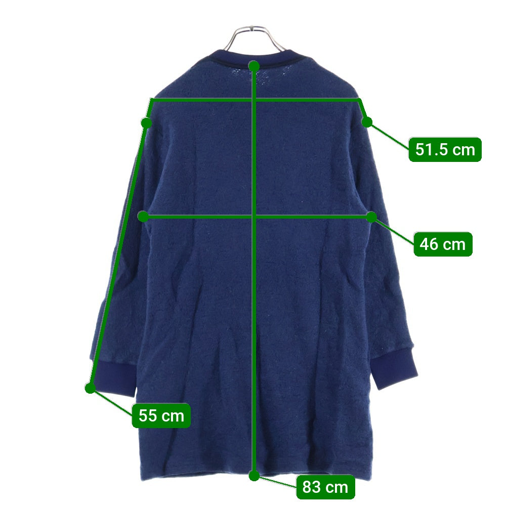 N.HOOLYWOOD(エヌハリウッド) 16AW OVERSIZED SWEATER オーバーサイズ クルーネック ニット セーター ブルー 162-KT01