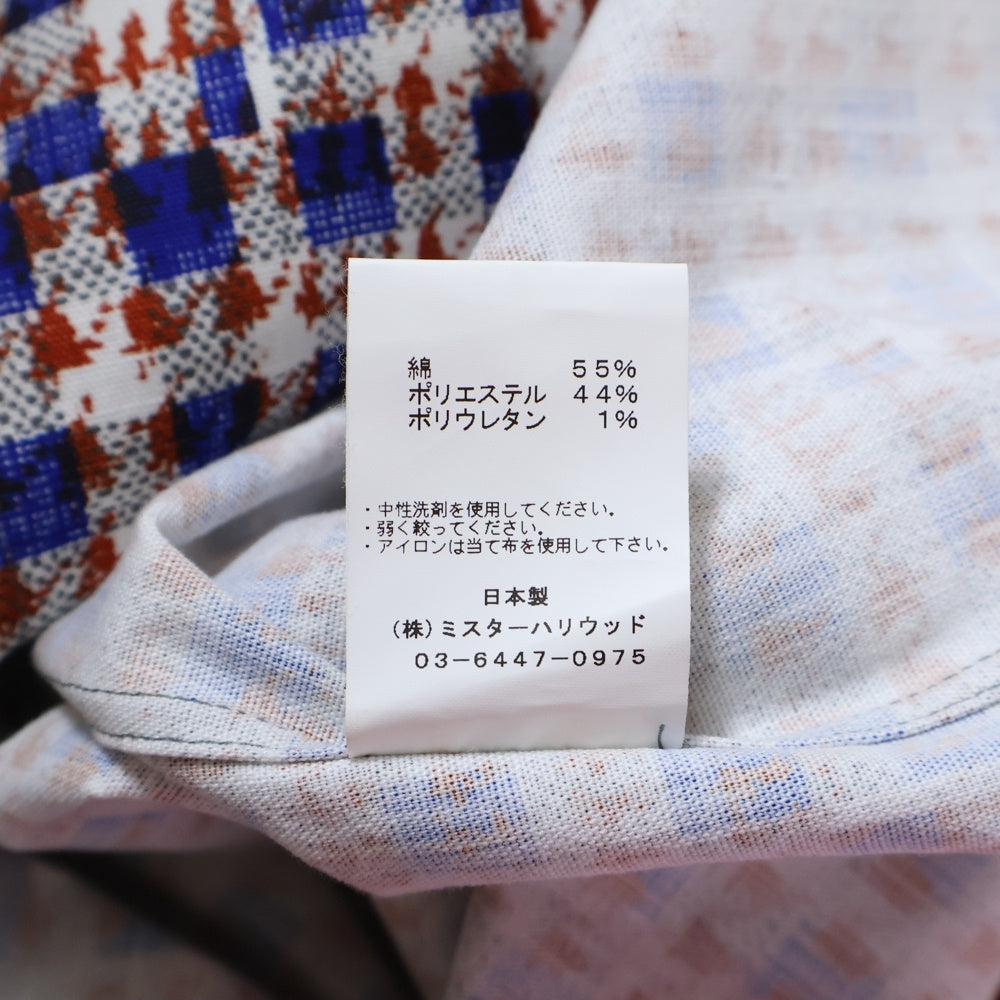 N.HOOLYWOOD(エヌハリウッド) 18SS 5B 総柄 胸ポケット レギュラーカラー 半袖シャツ マルチ 181-SH21-027