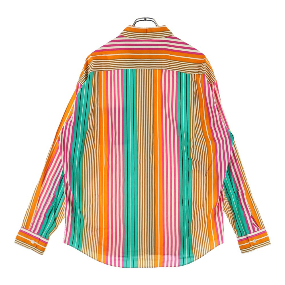 UNITED ARROWS & SONS(ユナイテッドアローズ アンド サンズ) 7B 胸ポケット ストライプ柄 キングスロード 長袖シャツ マルチ 5511-299-0238