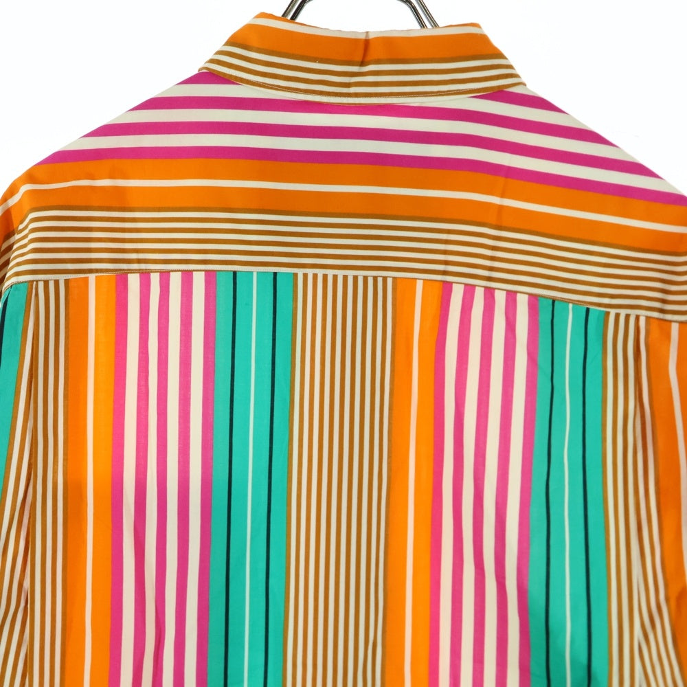 UNITED ARROWS & SONS(ユナイテッドアローズ アンド サンズ) 7B 胸ポケット ストライプ柄 キングスロード 長袖シャツ マルチ 5511-299-0238