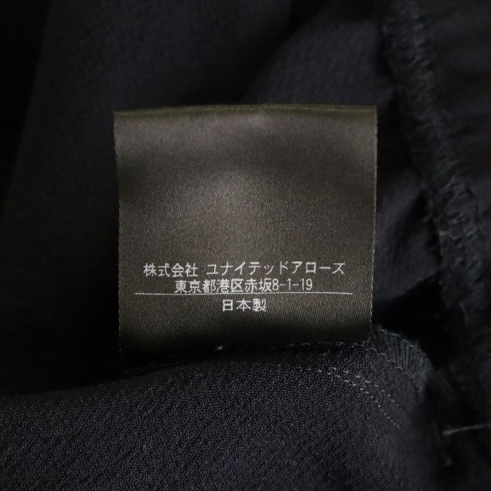 UNITED ARROWS & SONS(ユナイテッドアローズ アンド サンズ) DAISUKE OBANA PE WIDE PANTS ダイスケ オバナ ワイド ドローストリング イージーパンツ ブラック 5514-299-0489