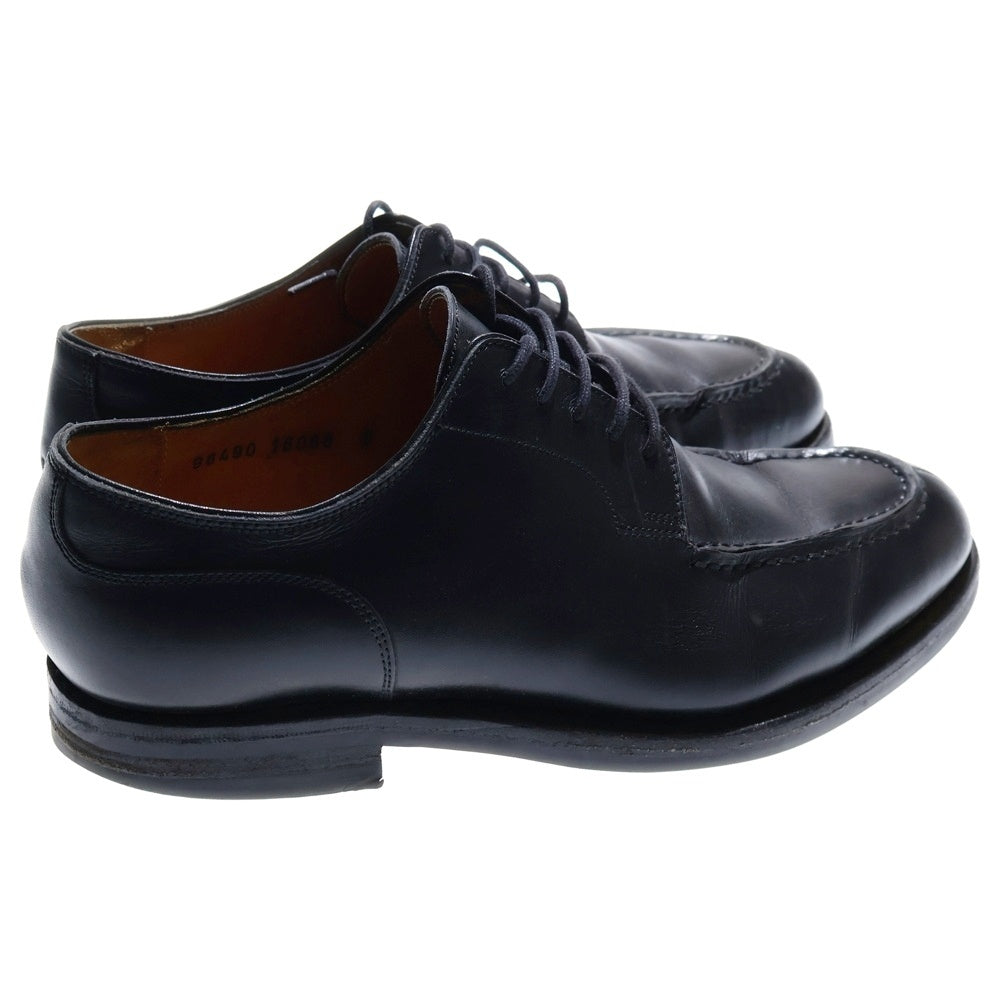 D&G(ディーアンドジー) 98490 16088 レザー ウイングチップ レースアップ ブーツ レディース ブラック