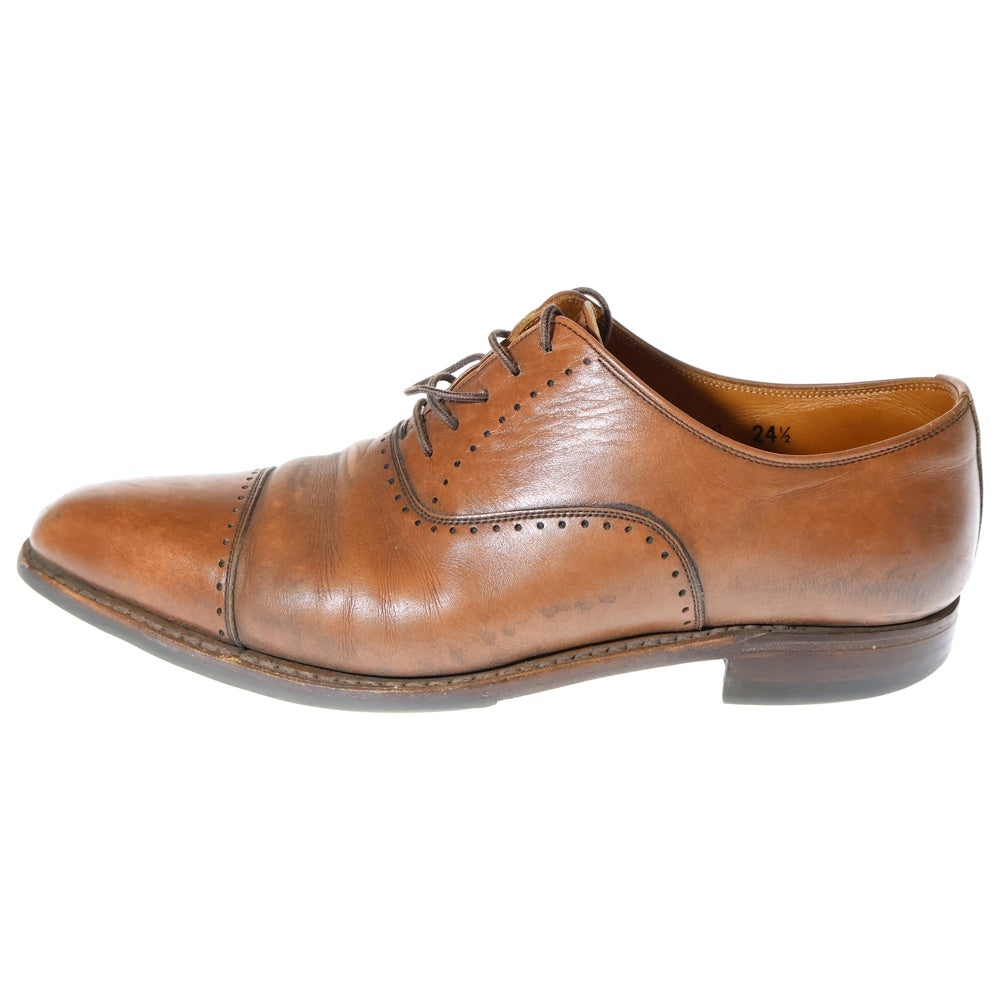 SCOTCH GRAIN(スコッチグレイン) レザー ストレートチップ レースアップ ブーツ レディース ブラウン 756