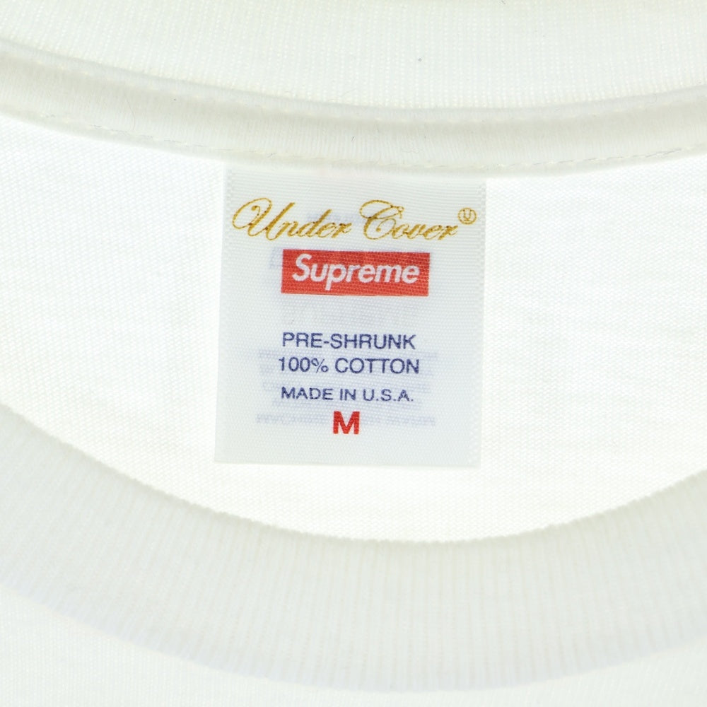 SUPREME(シュプリーム) 23SS ×UNDERCOVER Face Tee アンダーカバー フェイスプリントTシャツ 半袖クルーネックカットソー ホワイト