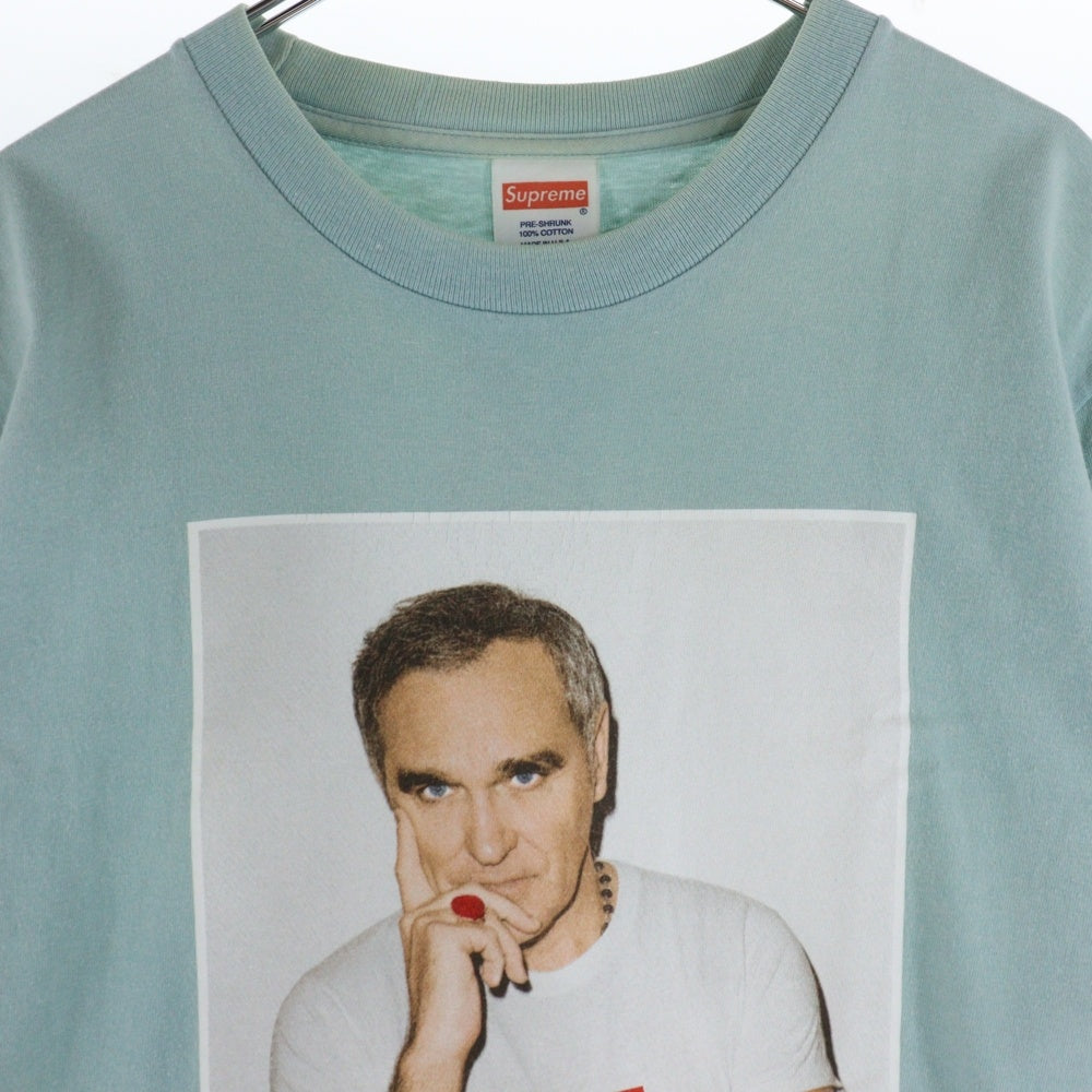 SUPREME(シュプリーム) 16SS Morrissey Tee モリッシー フォトプリントTシャツ 半袖クルーネックカットソー ライトブルー