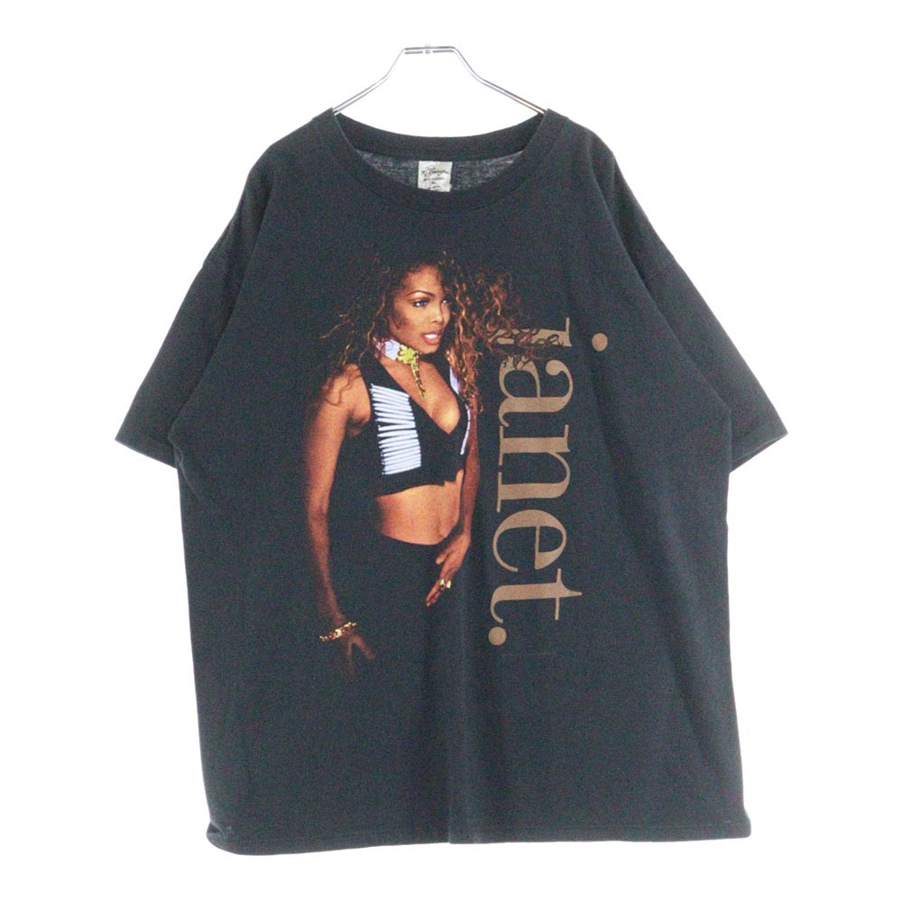VINTAGE(ヴィンテージ) 90S VINTAGE Janet Jackson 93-94 World Tour ジャネットジャクソン ワールドツアー ヴィンテージ プリントTシャツ 半袖カットソー ブラック