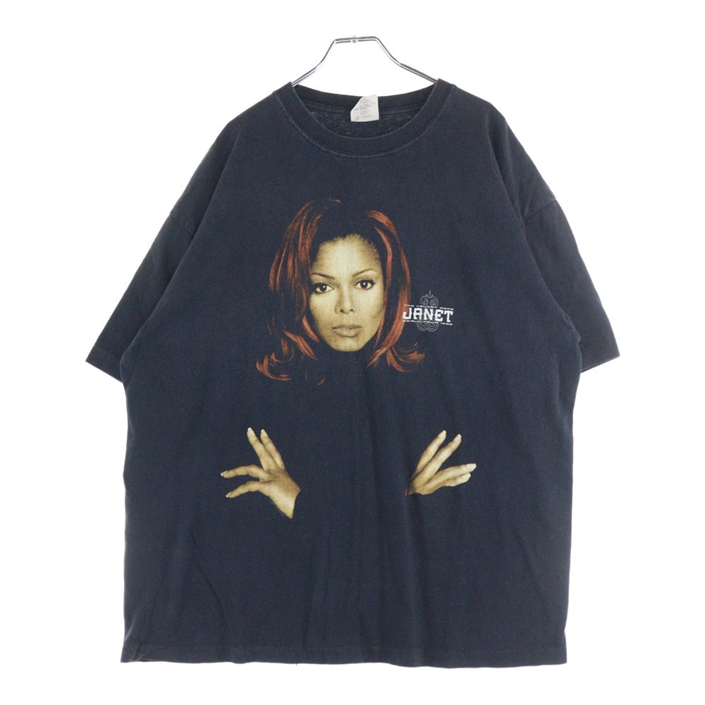 VINTAGE(ヴィンテージ) 90S VINTAGE Janet Jackson 98 World Tour ジャネットジャクソン ワールドツアー ヴィンテージ プリントTシャツ 半袖カットソー ブラック