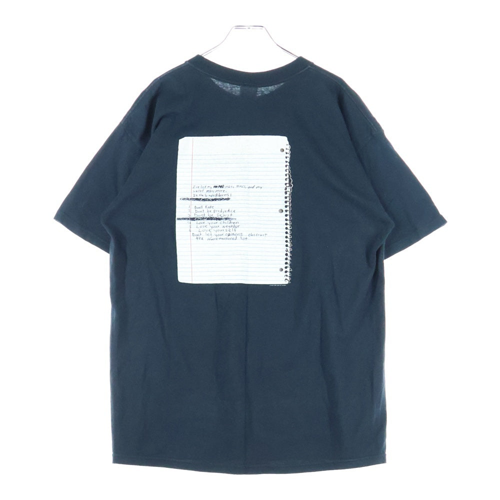 VINTAGE(ヴィンテージ) 00S NIRVANA Kurt Cobain ブートレグ ニルヴァーナ カートコバーン 追悼 プリントTシャツ 半袖カットソー ブラック