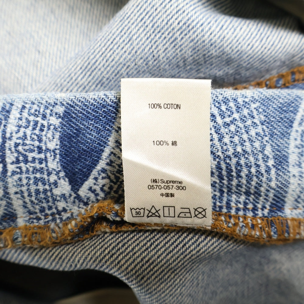 SUPREME(シュプリーム) 21SS × HYSTERIC GLAMOUR Snake Double Knee Denim Painter Pant ヒステリックグラマー スネーク ダブルニー デニム ペインター パンツ インディゴ