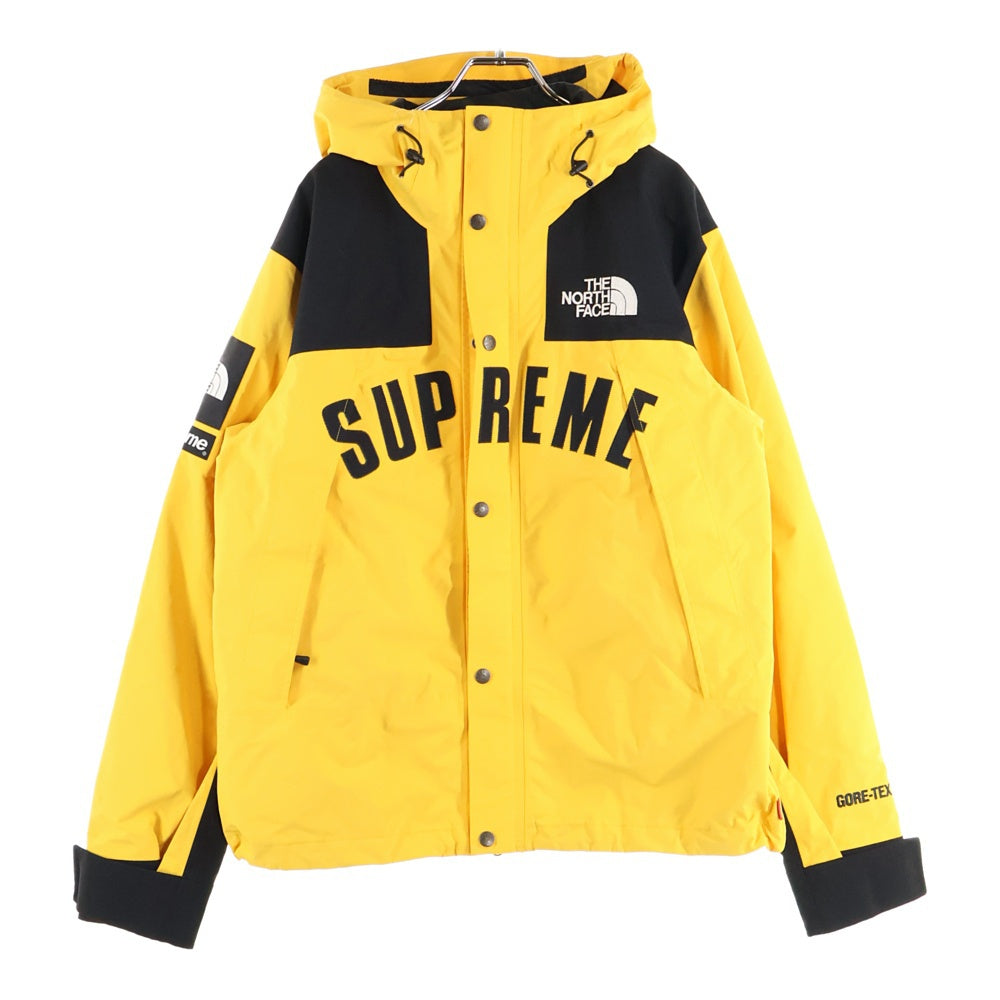 SUPREME(シュプリーム) 19SS×THE NORTH FACE Arc Logo Mountain Parka ザ ノースフェイス アーチ ロゴ マウンテン パーカー イエロー/ブラック NP11901I
