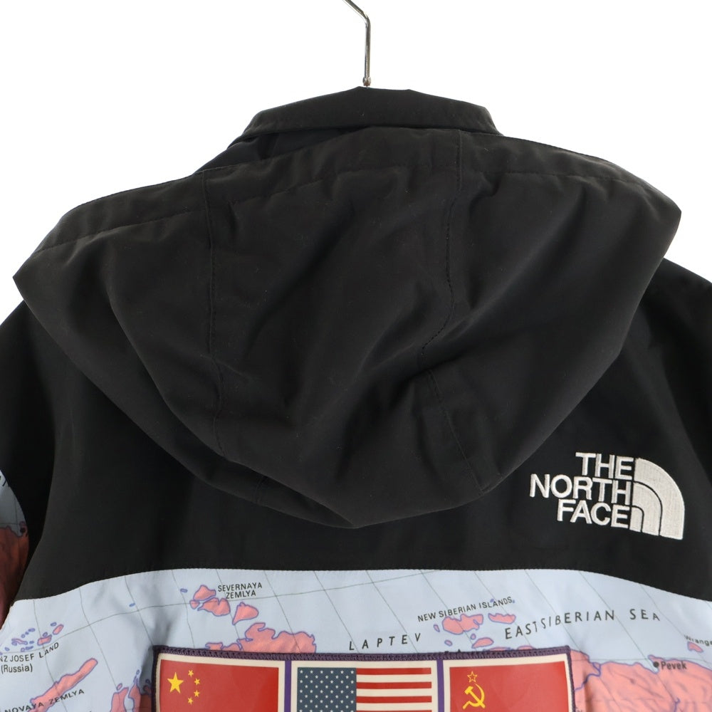 SUPREME(シュプリーム) 14SS ×THE NORTH FACE Expeditions Coaches Jacket MAP ザノースフェイス エクスペディションコーチジャケット 国旗 地図 マップ マルチ