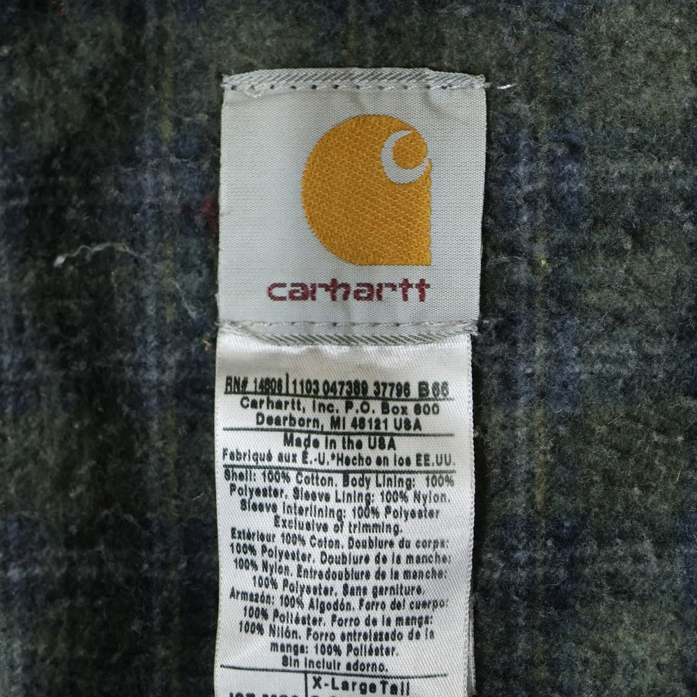 CARHARTT(カーハート) 00S DETROIT JACKET デトロイトジャケット ヴィンテージ ダック地 モスグリーン J97MOS